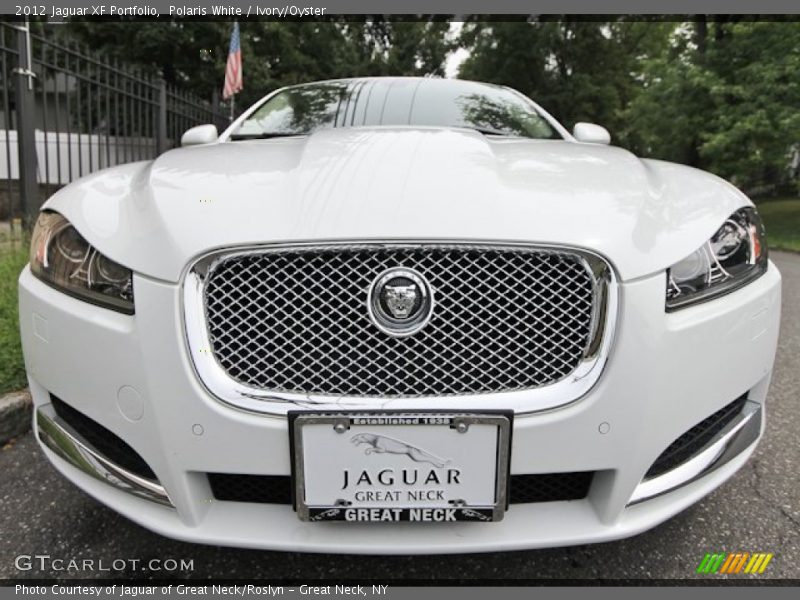 Polaris White / Ivory/Oyster 2012 Jaguar XF Portfolio