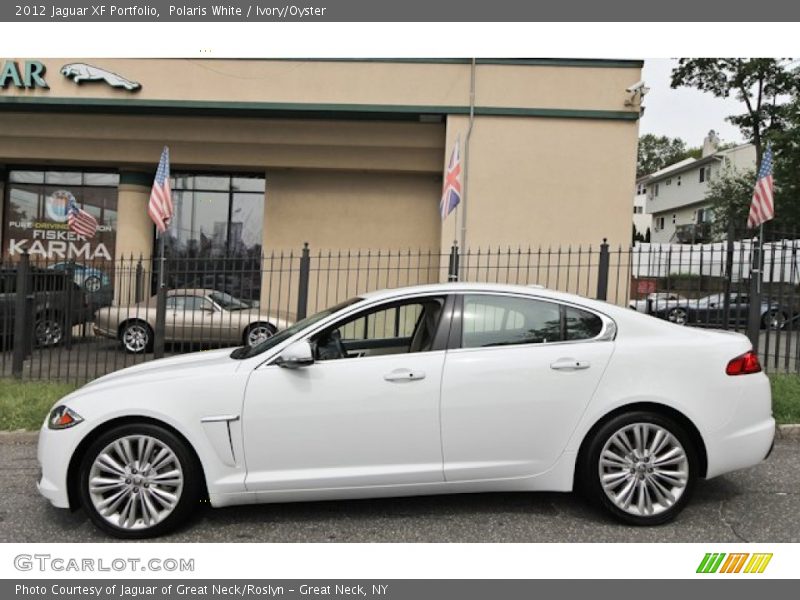 Polaris White / Ivory/Oyster 2012 Jaguar XF Portfolio