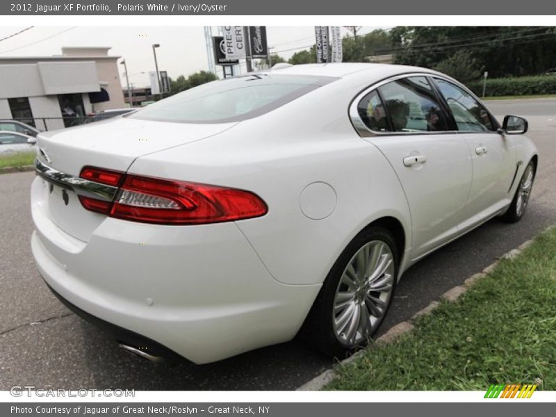 Polaris White / Ivory/Oyster 2012 Jaguar XF Portfolio