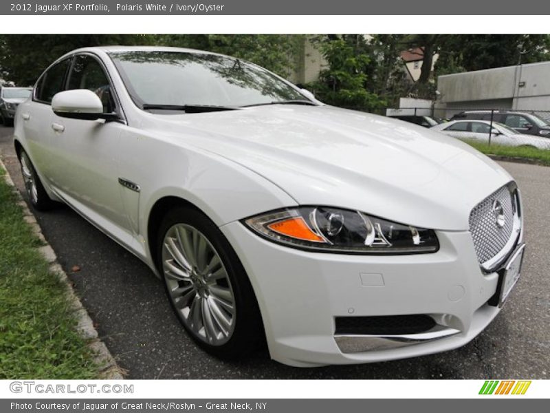 Polaris White / Ivory/Oyster 2012 Jaguar XF Portfolio