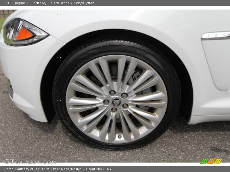 Polaris White / Ivory/Oyster 2012 Jaguar XF Portfolio