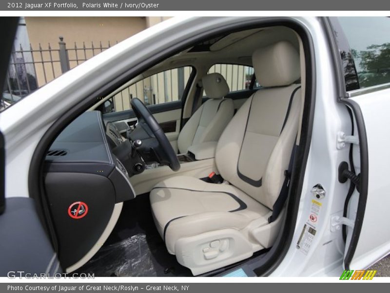Polaris White / Ivory/Oyster 2012 Jaguar XF Portfolio