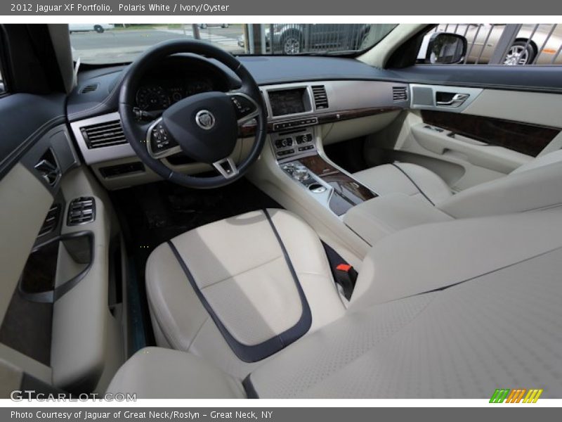 Polaris White / Ivory/Oyster 2012 Jaguar XF Portfolio
