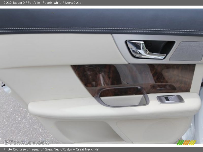 Polaris White / Ivory/Oyster 2012 Jaguar XF Portfolio