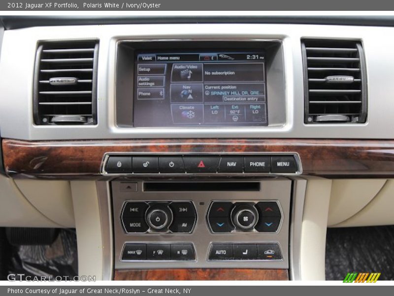 Polaris White / Ivory/Oyster 2012 Jaguar XF Portfolio