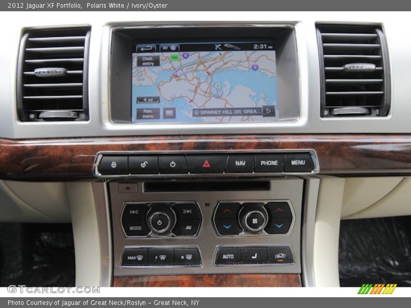 Polaris White / Ivory/Oyster 2012 Jaguar XF Portfolio