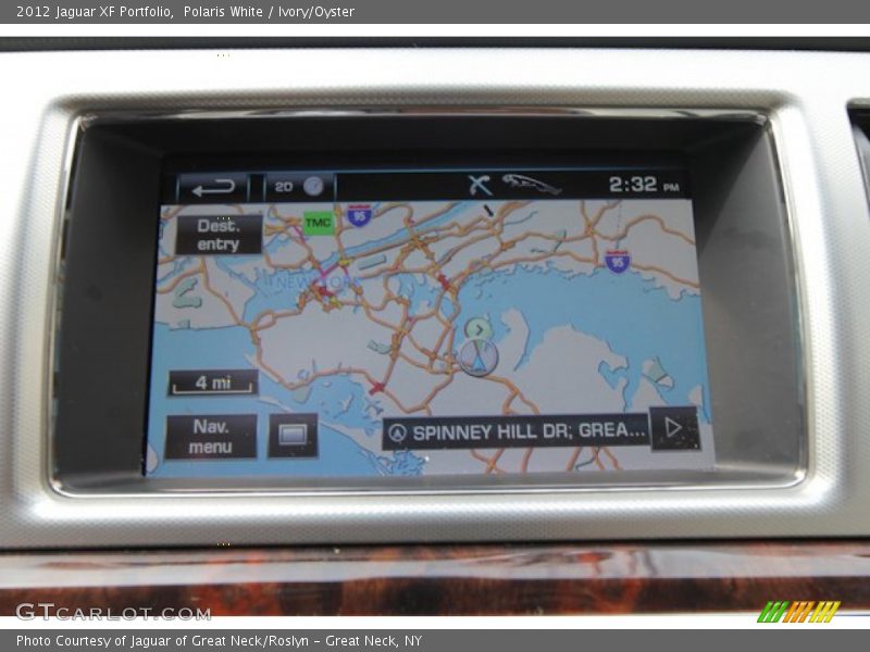 Polaris White / Ivory/Oyster 2012 Jaguar XF Portfolio