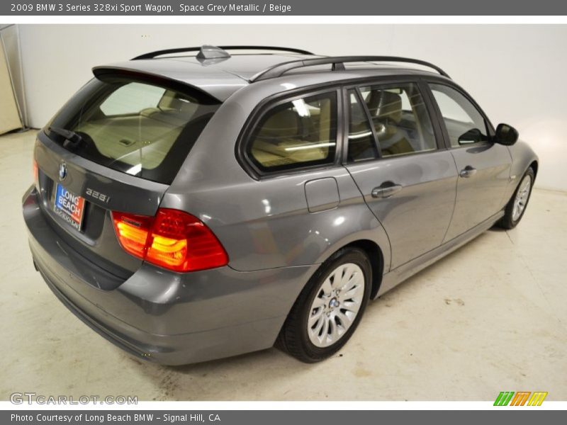 Space Grey Metallic / Beige 2009 BMW 3 Series 328xi Sport Wagon