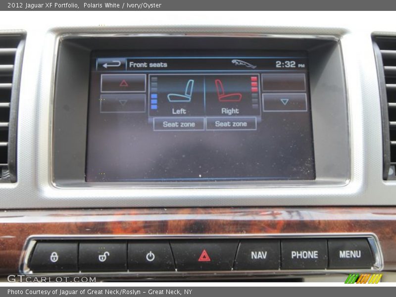 Polaris White / Ivory/Oyster 2012 Jaguar XF Portfolio