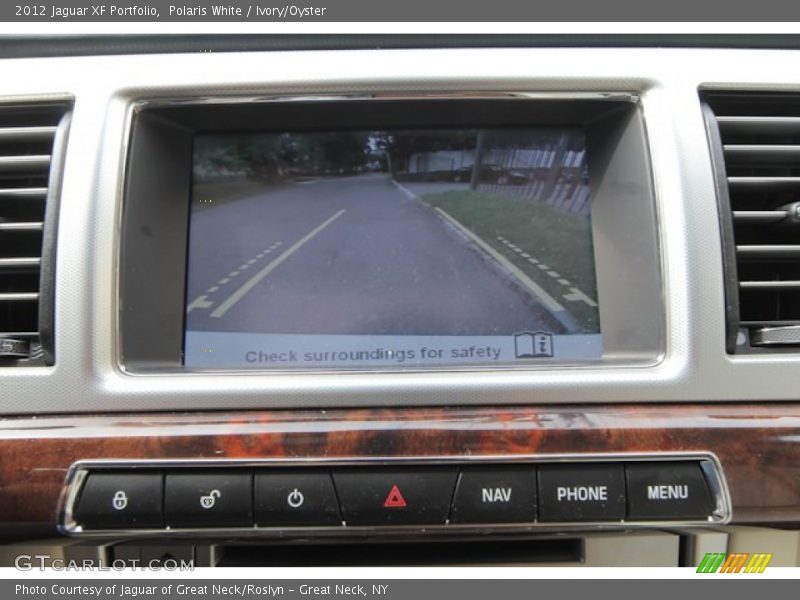 Polaris White / Ivory/Oyster 2012 Jaguar XF Portfolio