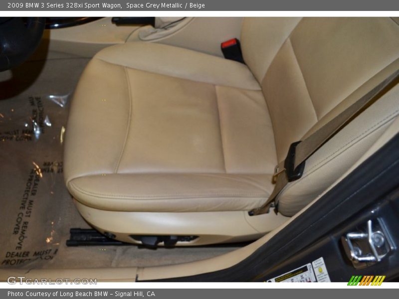 Space Grey Metallic / Beige 2009 BMW 3 Series 328xi Sport Wagon