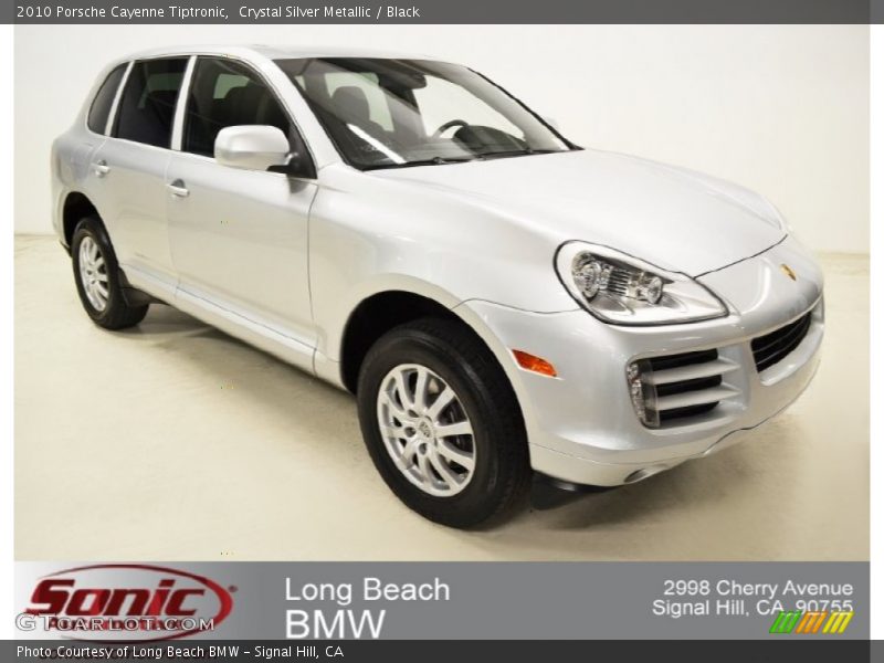 Crystal Silver Metallic / Black 2010 Porsche Cayenne Tiptronic