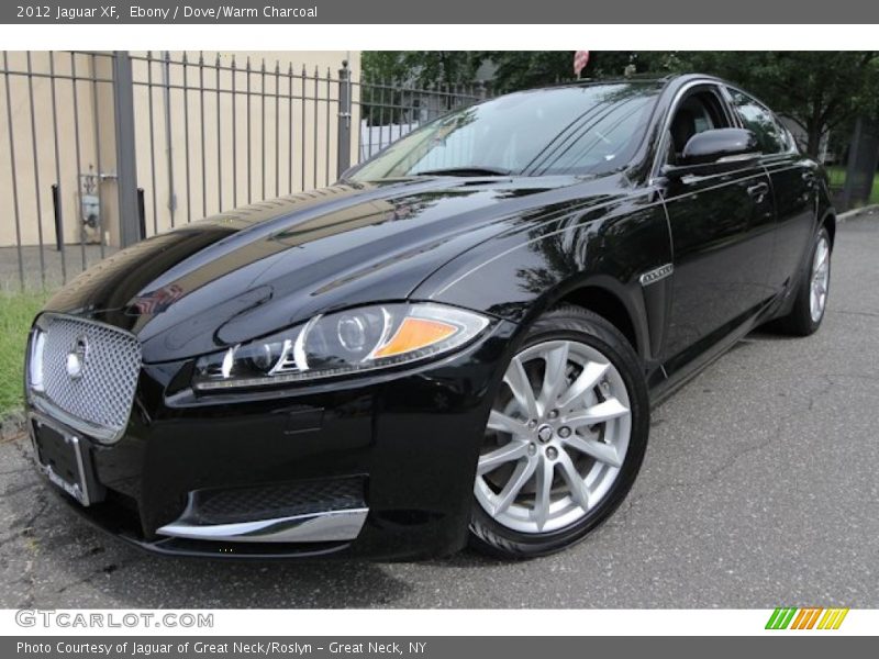 Ebony / Dove/Warm Charcoal 2012 Jaguar XF