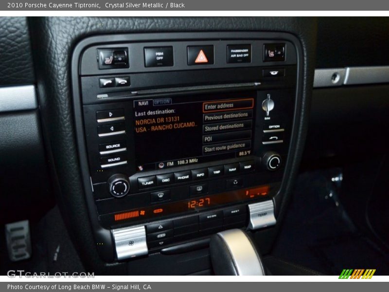 Crystal Silver Metallic / Black 2010 Porsche Cayenne Tiptronic