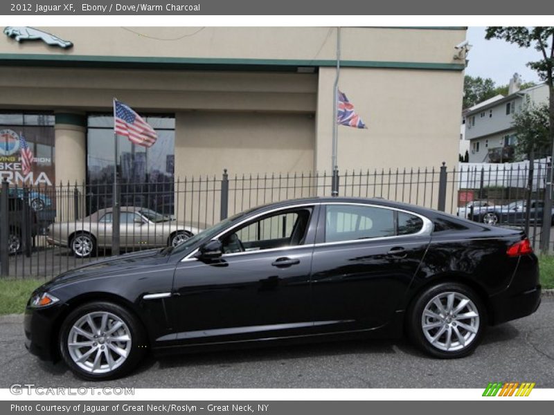 Ebony / Dove/Warm Charcoal 2012 Jaguar XF