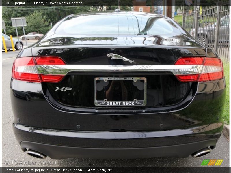 Ebony / Dove/Warm Charcoal 2012 Jaguar XF
