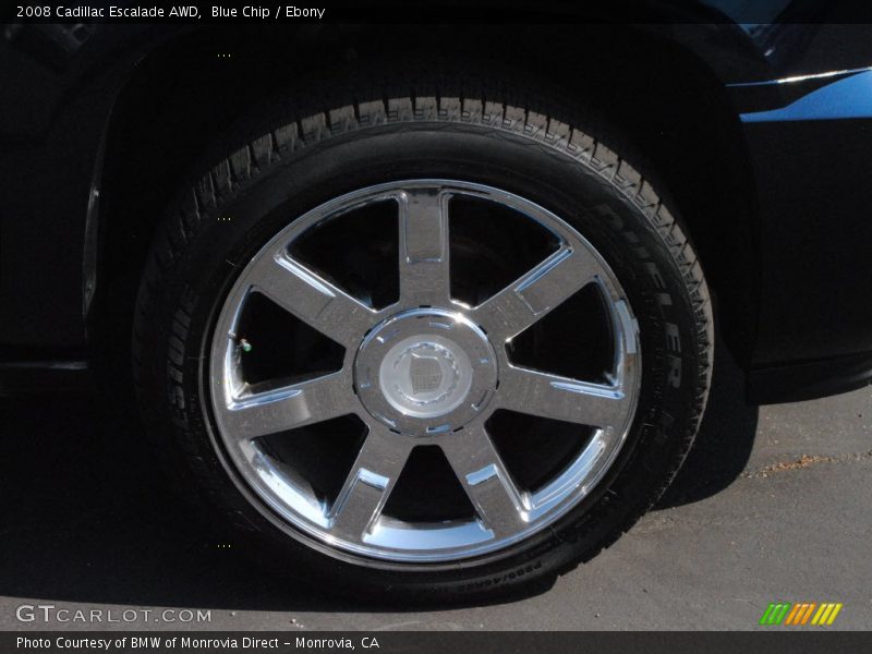 Blue Chip / Ebony 2008 Cadillac Escalade AWD