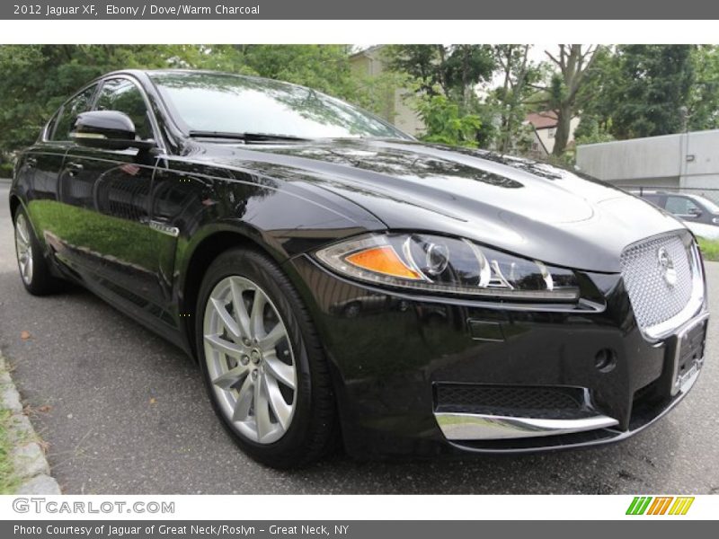 Ebony / Dove/Warm Charcoal 2012 Jaguar XF