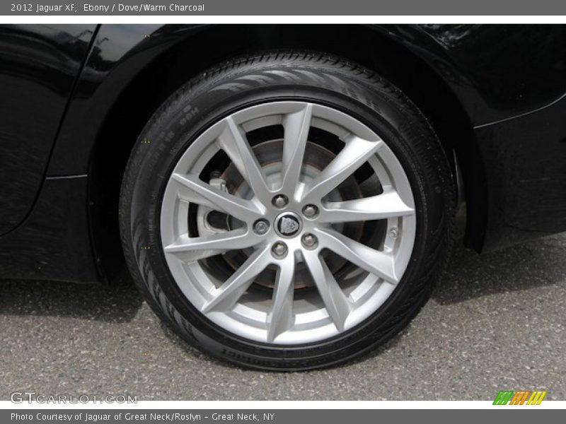 Ebony / Dove/Warm Charcoal 2012 Jaguar XF