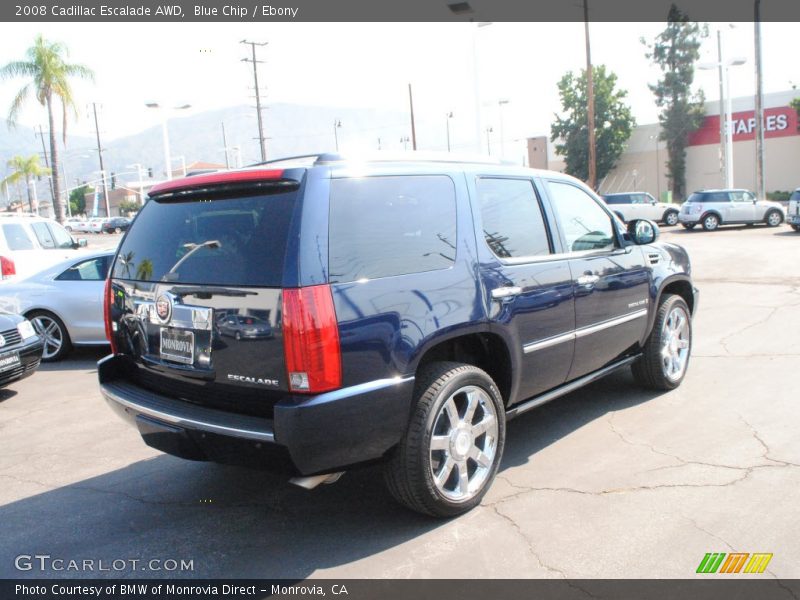 Blue Chip / Ebony 2008 Cadillac Escalade AWD
