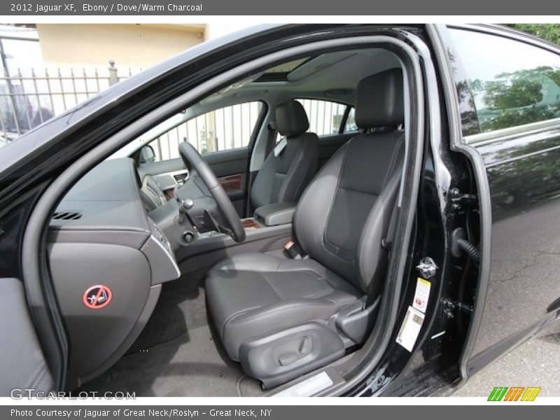 Ebony / Dove/Warm Charcoal 2012 Jaguar XF