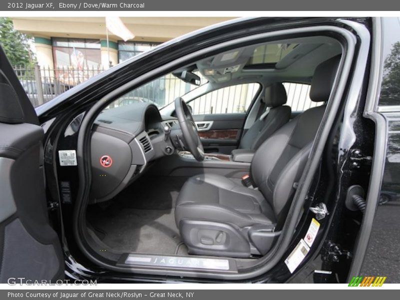 Ebony / Dove/Warm Charcoal 2012 Jaguar XF