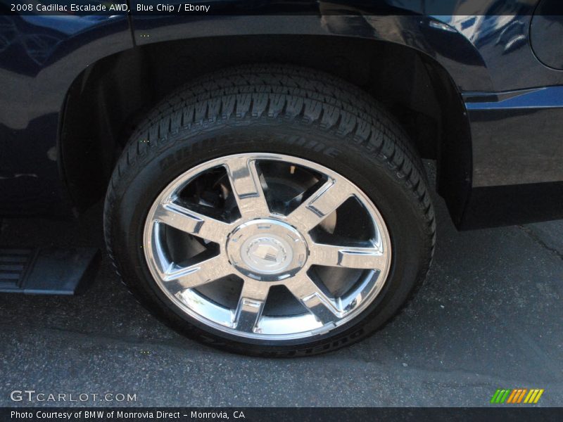 Blue Chip / Ebony 2008 Cadillac Escalade AWD
