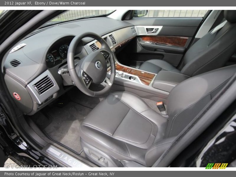 Ebony / Dove/Warm Charcoal 2012 Jaguar XF