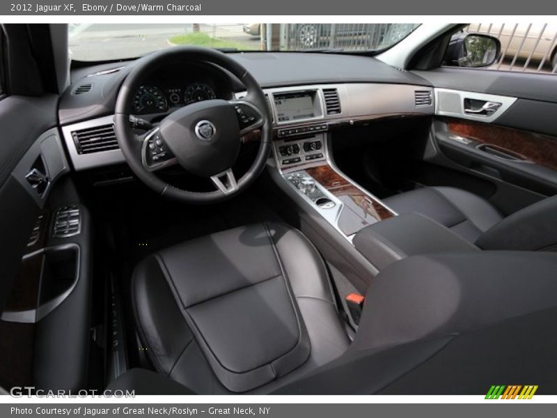 Ebony / Dove/Warm Charcoal 2012 Jaguar XF