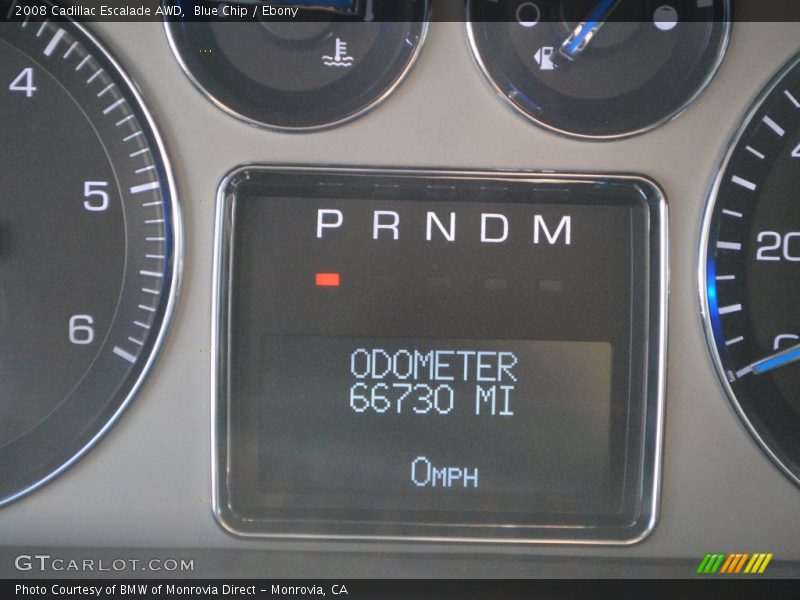 Blue Chip / Ebony 2008 Cadillac Escalade AWD