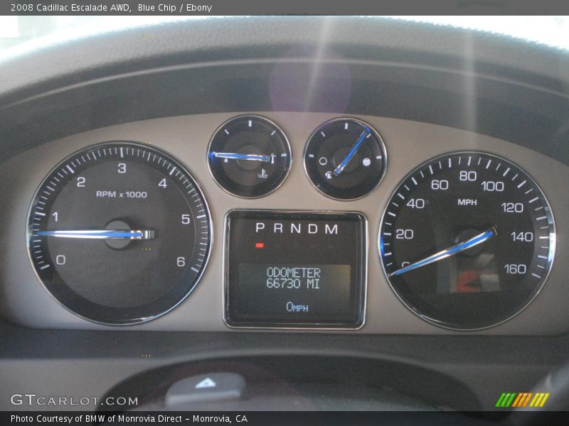 Blue Chip / Ebony 2008 Cadillac Escalade AWD