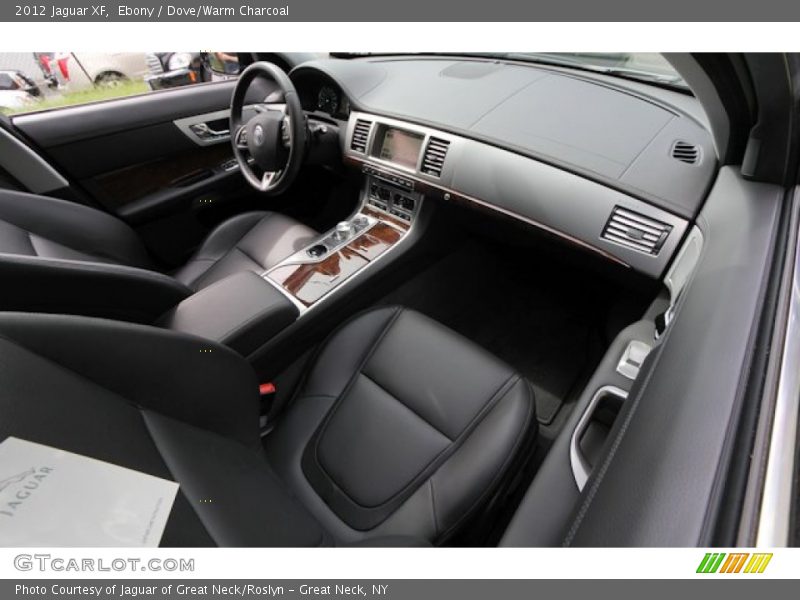 Ebony / Dove/Warm Charcoal 2012 Jaguar XF