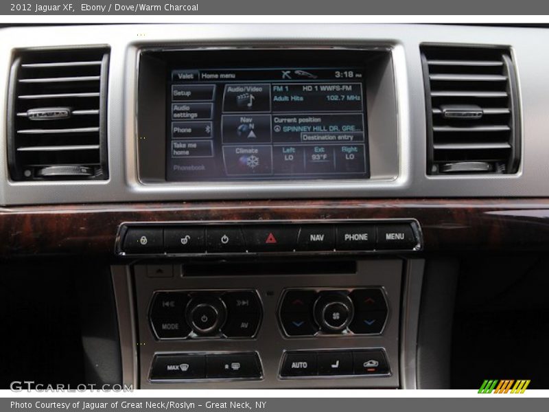 Ebony / Dove/Warm Charcoal 2012 Jaguar XF