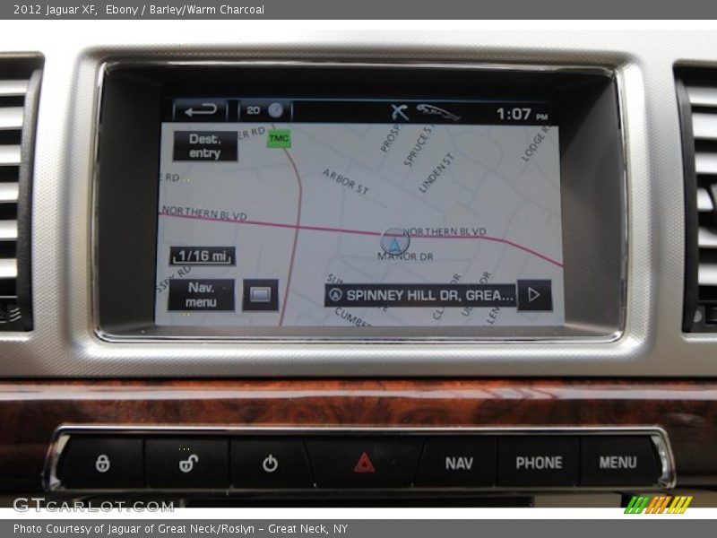Navigation of 2012 XF 