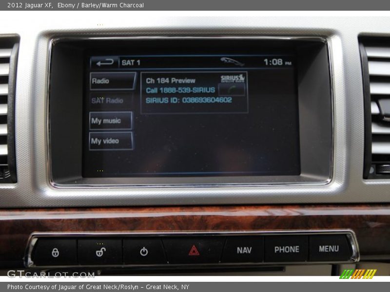 Ebony / Barley/Warm Charcoal 2012 Jaguar XF