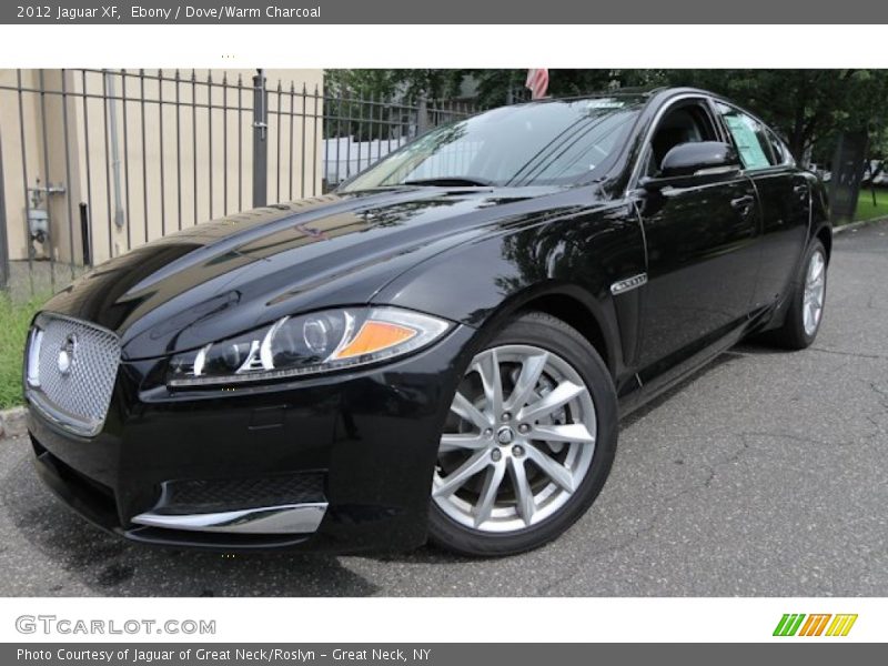 Ebony / Dove/Warm Charcoal 2012 Jaguar XF