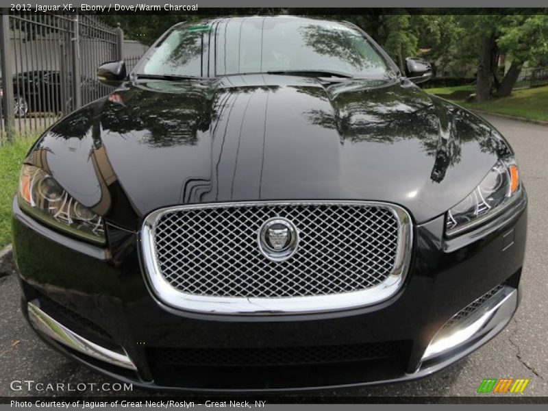 Ebony / Dove/Warm Charcoal 2012 Jaguar XF