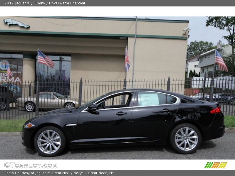 Ebony / Dove/Warm Charcoal 2012 Jaguar XF