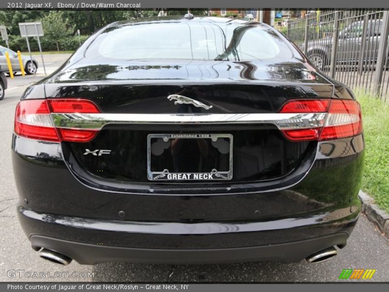 Ebony / Dove/Warm Charcoal 2012 Jaguar XF