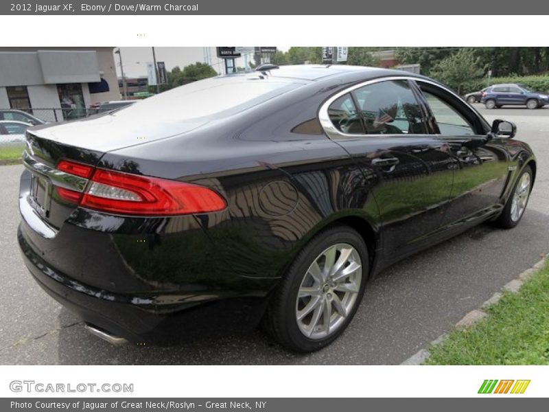 Ebony / Dove/Warm Charcoal 2012 Jaguar XF