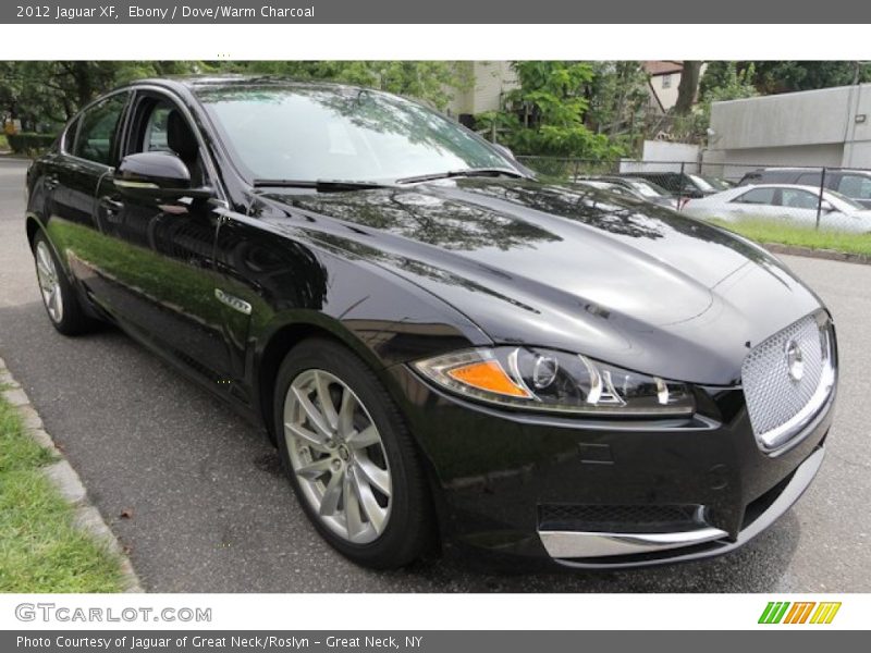 Ebony / Dove/Warm Charcoal 2012 Jaguar XF