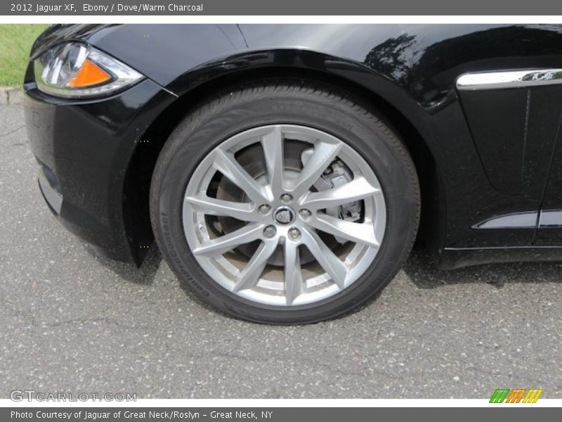 Ebony / Dove/Warm Charcoal 2012 Jaguar XF