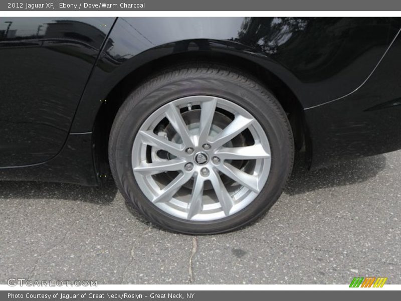Ebony / Dove/Warm Charcoal 2012 Jaguar XF