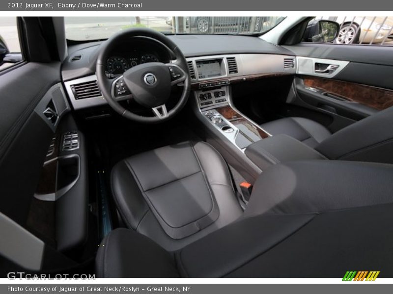 Ebony / Dove/Warm Charcoal 2012 Jaguar XF