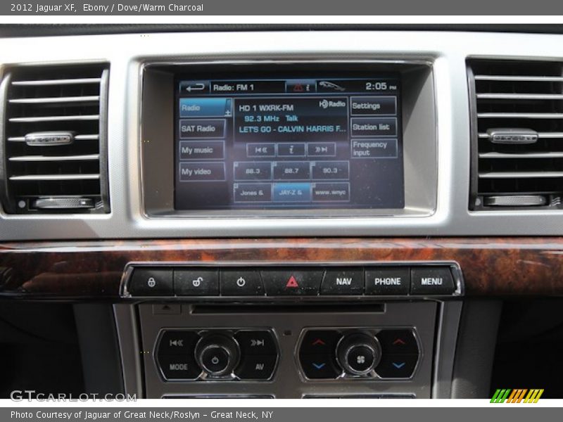 Ebony / Dove/Warm Charcoal 2012 Jaguar XF