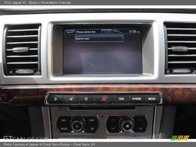 Ebony / Dove/Warm Charcoal 2012 Jaguar XF