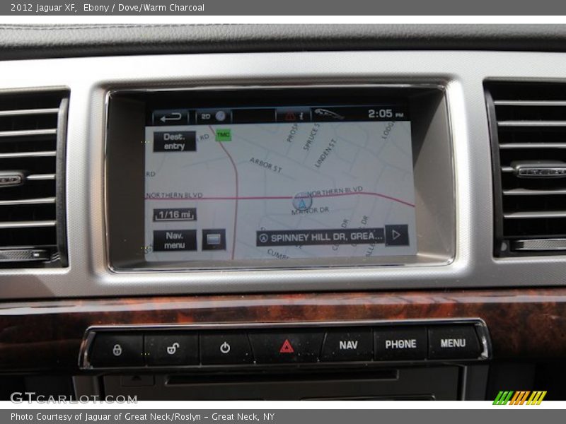 Ebony / Dove/Warm Charcoal 2012 Jaguar XF