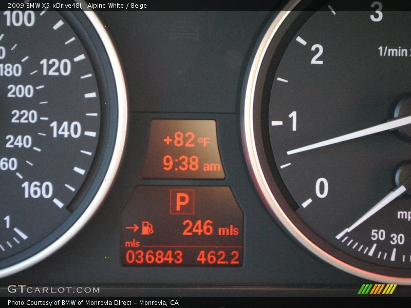 Alpine White / Beige 2009 BMW X5 xDrive48i