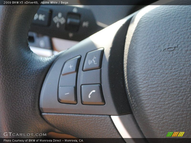 Alpine White / Beige 2009 BMW X5 xDrive48i