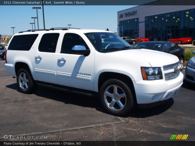 Summit White / Ebony 2012 Chevrolet Suburban LT 4x4